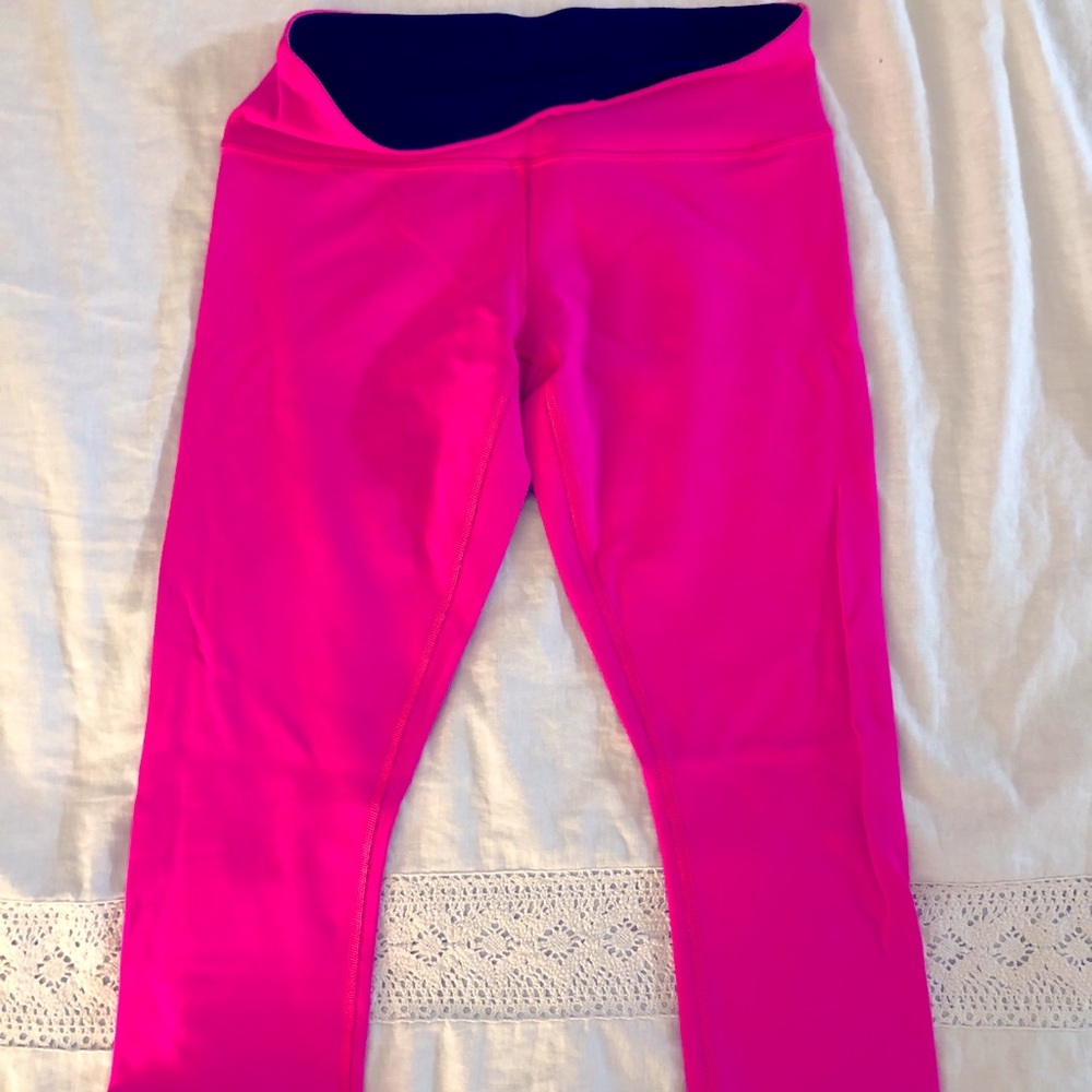 Lululemon Wunder Under Crop Reversible